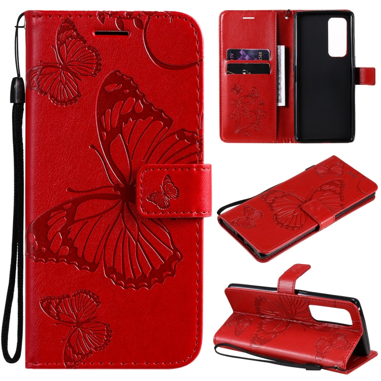 Pressed Printing Butterfly Pattern Horizontal Flip PU Leather Case with Holder & Card Slots & Wallet & Lanyard, For LG Stylo 7 5G / 4G, For OPPO A74 4G / F19 4G, For OPPO A94 5G / F19 Pro / Reno 5F, For OPPO A93 5G / A74 5G�����������������������������...