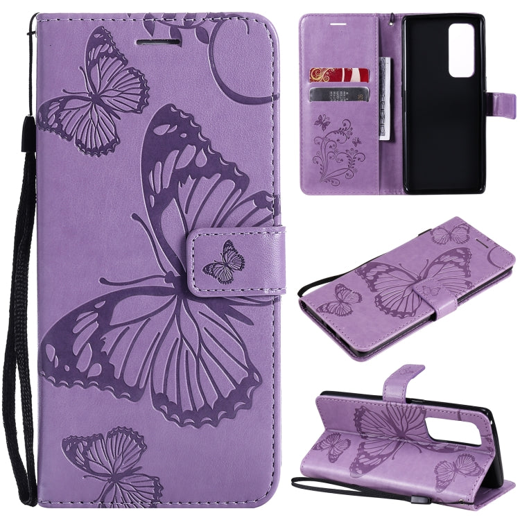 Pressed Printing Butterfly Pattern Horizontal Flip PU Leather Case with Holder & Card Slots & Wallet & Lanyard