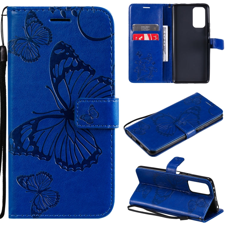 Pressed Printing Butterfly Pattern Horizontal Flip PU Leather Case with Holder & Card Slots & Wallet & Lanyard, For LG Stylo 7 5G / 4G, For OPPO A74 4G / F19 4G, For OPPO A94 5G / F19 Pro / Reno 5F, For OPPO A93 5G / A74 5G�����������������������������...