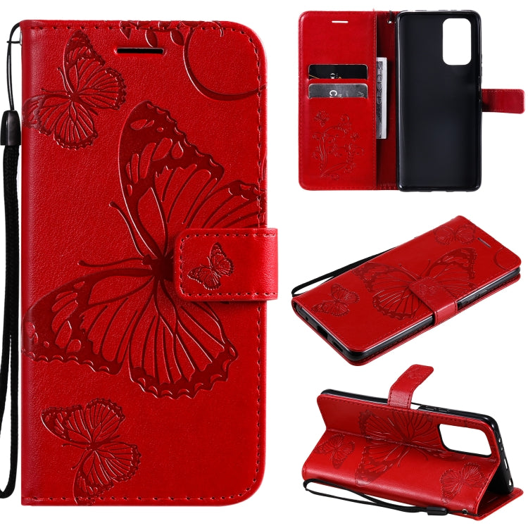 Pressed Printing Butterfly Pattern Horizontal Flip PU Leather Case with Holder & Card Slots & Wallet & Lanyard, For LG Stylo 7 5G / 4G, For OPPO A74 4G / F19 4G, For OPPO A94 5G / F19 Pro / Reno 5F, For OPPO A93 5G / A74 5G�����������������������������...