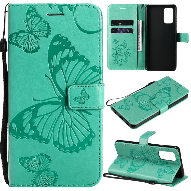 Pressed Printing Butterfly Pattern Horizontal Flip PU Leather Case with Holder & Card Slots & Wallet & Lanyard, For LG Stylo 7 5G / 4G, For OPPO A74 4G / F19 4G, For OPPO A94 5G / F19 Pro / Reno 5F, For OPPO A93 5G / A74 5G�����������������������������...