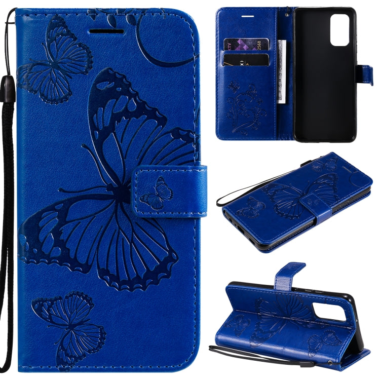 Pressed Printing Butterfly Pattern Horizontal Flip PU Leather Case with Holder & Card Slots & Wallet & Lanyard, For LG Stylo 7 5G / 4G, For OPPO A74 4G / F19 4G, For OPPO A94 5G / F19 Pro / Reno 5F, For OPPO A93 5G / A74 5G�����������������������������...