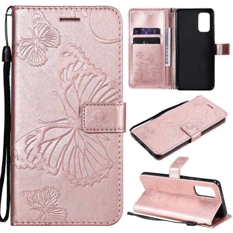 Pressed Printing Butterfly Pattern Horizontal Flip PU Leather Case with Holder & Card Slots & Wallet & Lanyard, For LG Stylo 7 5G / 4G, For OPPO A74 4G / F19 4G, For OPPO A94 5G / F19 Pro / Reno 5F, For OPPO A93 5G / A74 5G�����������������������������...