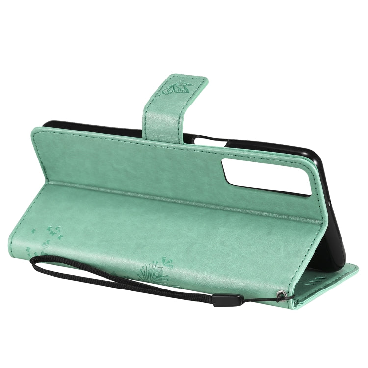 Tree & Cat Pattern Pressed Printing Horizontal Flip PU Leather Case with Holder & Card Slots & Wallet & Lanyard