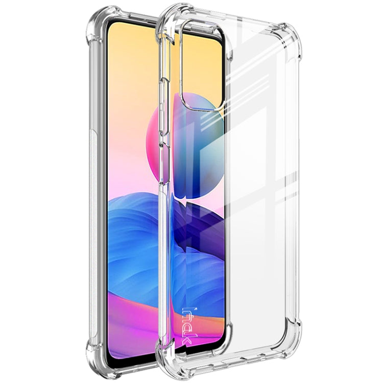 IMAK All-inclusive Shockproof Airbag TPU Case with Screen Protector, For OPPO F19 4G / A74 4G, For Asus Zenfone 8, For Nokia X10 / X20, For Xiaomi Redmi K40, For Sony Xperia 5 III, For Xiaomi Redmi Note 10 5G, For Xiaomi Redmi Note 10s�����������������...