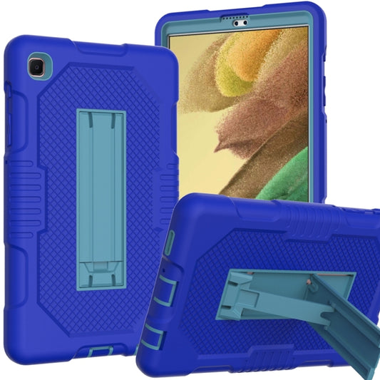 Contrast Color Robot Shockproof Silicone + PC Protective Case with Holder