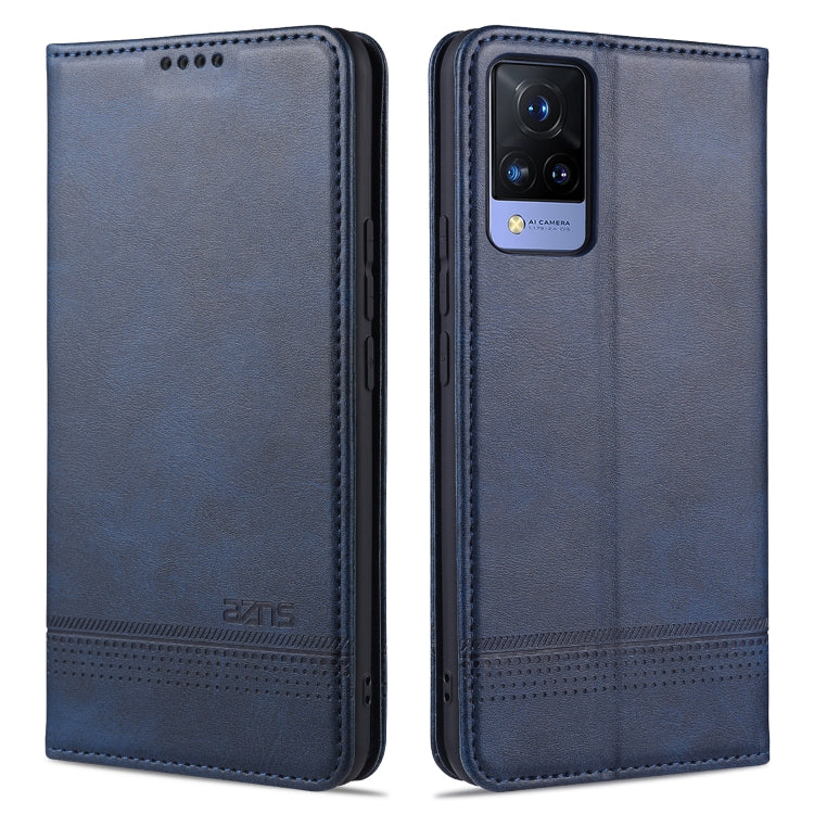 AZNS Magnetic Calf Texture Horizontal Flip Leather Case with Card Slots & Holder & Wallet
