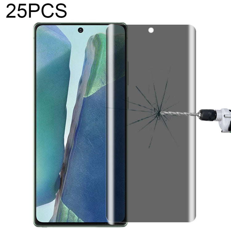 25 PCS 0.3mm 9H Surface Hardness 3D Curved Surface Privacy Glass Film, For vivo X50 Pro (25 PCS), For OPPO Reno5 Pro 5G (25 PCS), For OnePlus 8 Pro (25 PCS), For Meizu 18 Pro / 18s Pro (25 PCS), For Xiaomi Mi 11 (25 PCS)��������������������������������...