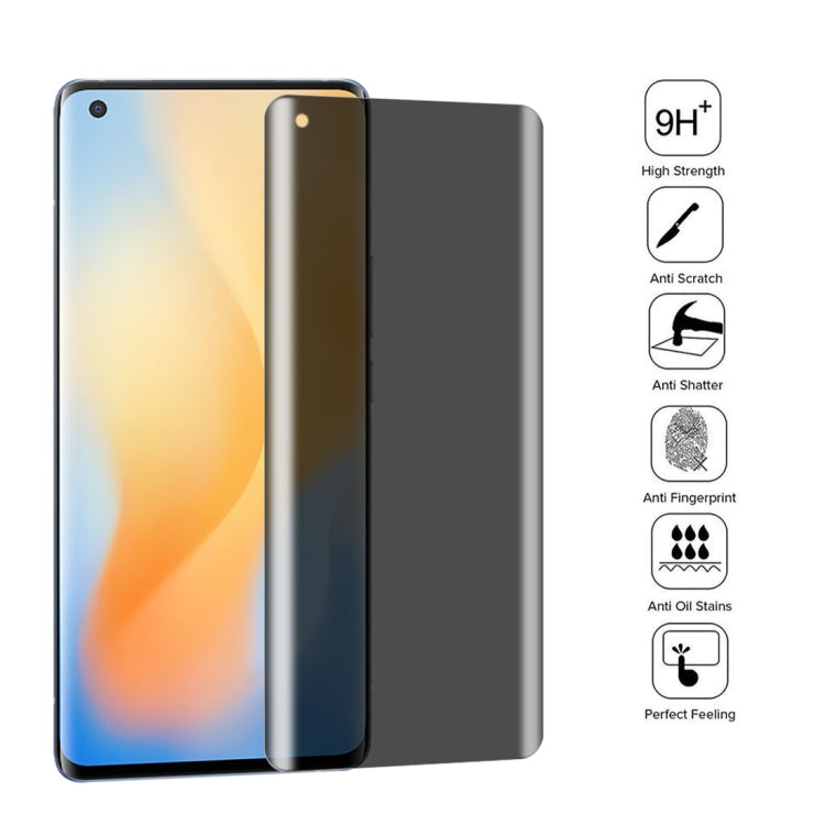 25 PCS 0.3mm 9H Surface Hardness 3D Curved Surface Privacy Glass Film, For vivo X50 Pro (25 PCS), For OPPO Reno5 Pro 5G (25 PCS), For OnePlus 8 Pro (25 PCS), For Meizu 18 Pro / 18s Pro (25 PCS), For Xiaomi Mi 11 (25 PCS)��������������������������������...