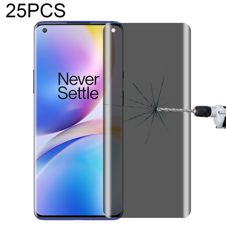 25 PCS 0.3mm 9H Surface Hardness 3D Curved Surface Privacy Glass Film, For vivo X50 Pro (25 PCS), For OPPO Reno5 Pro 5G (25 PCS), For OnePlus 8 Pro (25 PCS), For Meizu 18 Pro / 18s Pro (25 PCS), For Xiaomi Mi 11 (25 PCS)��������������������������������...