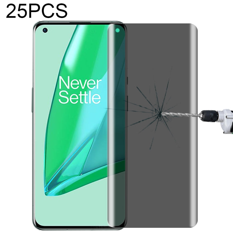 25 PCS 0.3mm 9H Surface Hardness 3D Curved Surface Privacy Glass Film, For vivo X50 Pro (25 PCS), For OPPO Reno5 Pro 5G (25 PCS), For OnePlus 8 Pro (25 PCS), For Meizu 18 Pro / 18s Pro (25 PCS), For Xiaomi Mi 11 (25 PCS)��������������������������������...