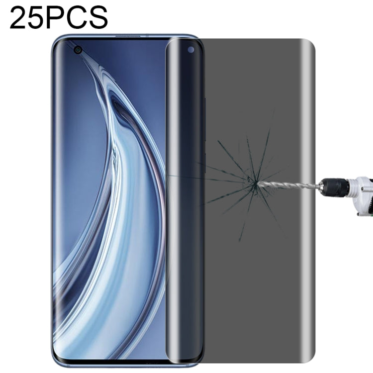 25 PCS 0.3mm 9H Surface Hardness 3D Curved Surface Privacy Glass Film, For vivo X50 Pro (25 PCS), For OPPO Reno5 Pro 5G (25 PCS), For OnePlus 8 Pro (25 PCS), For Meizu 18 Pro / 18s Pro (25 PCS), For Xiaomi Mi 11 (25 PCS)��������������������������������...