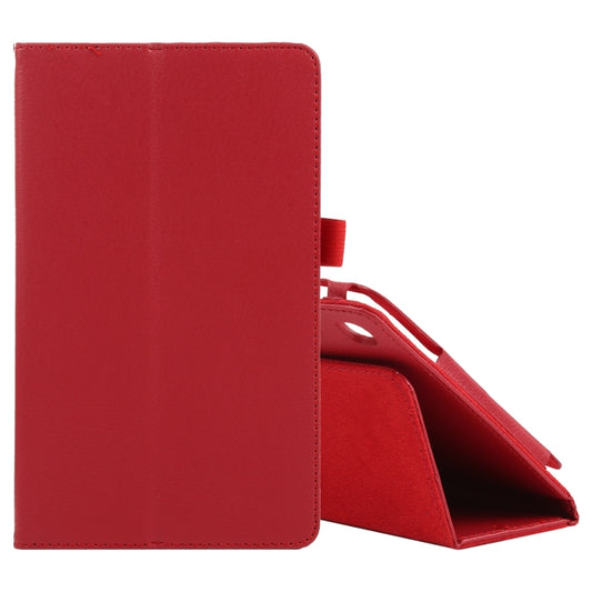 Litchi Texture Solid Color Horizontal Flip Leather Case with Holder & Pen Slot