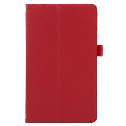 Litchi Texture Solid Color Horizontal Flip Leather Case with Holder & Pen Slot