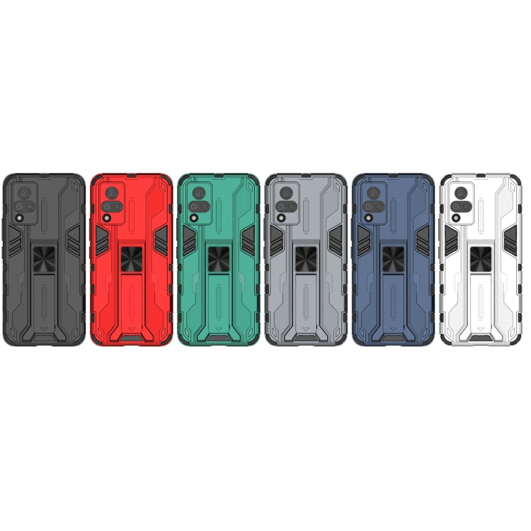 Supersonic PC + TPU Shock-proof Protective Case with Holder, For vivo V21, For Xiaomi Mi 10T 5G