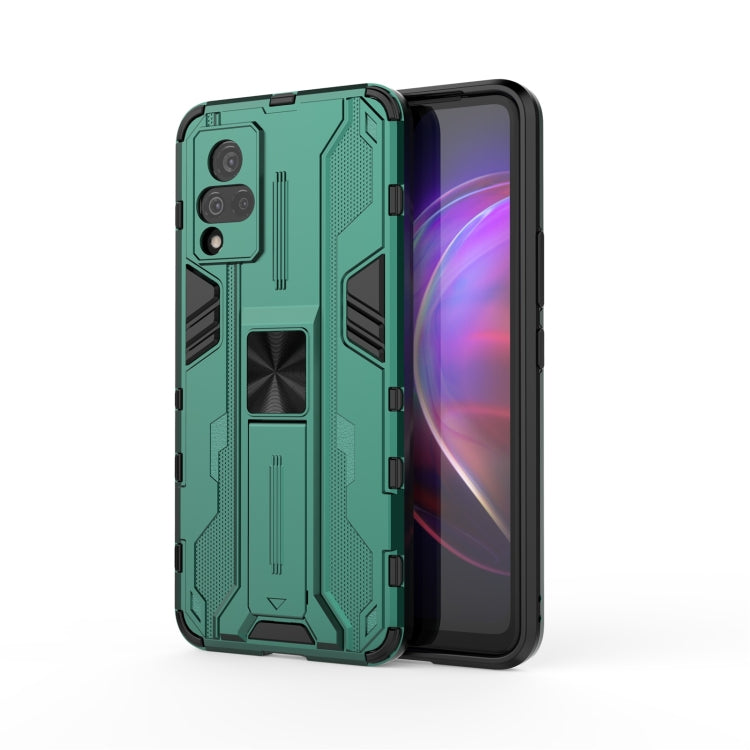 Supersonic PC + TPU Shock-proof Protective Case with Holder, For vivo V21, For Xiaomi Mi 10T 5G