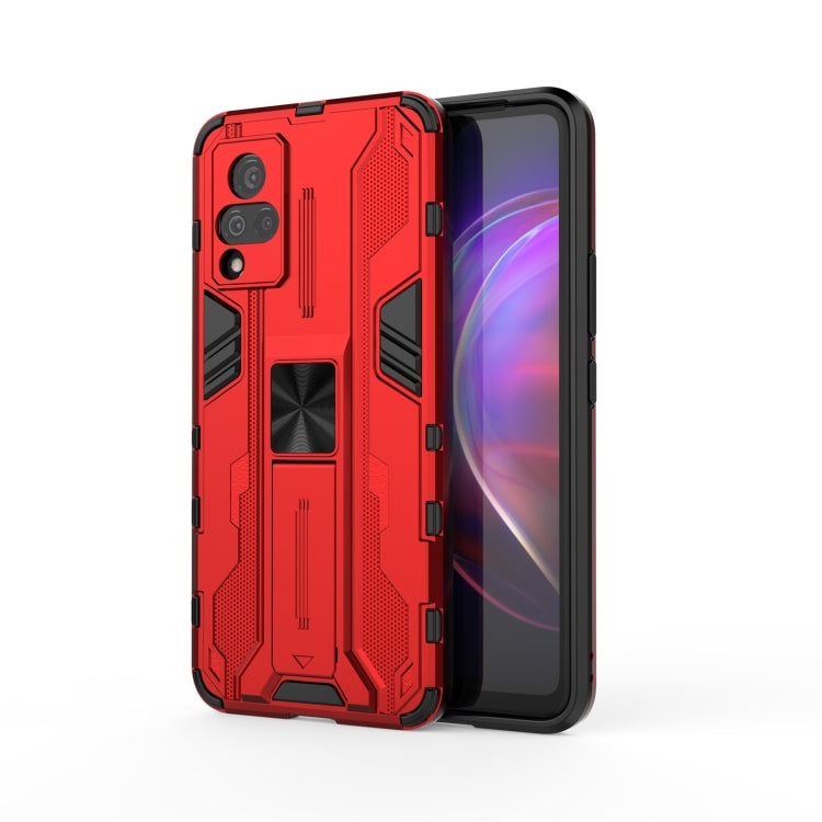 Supersonic PC + TPU Shock-proof Protective Case with Holder, For vivo V21, For Xiaomi Mi 10T 5G