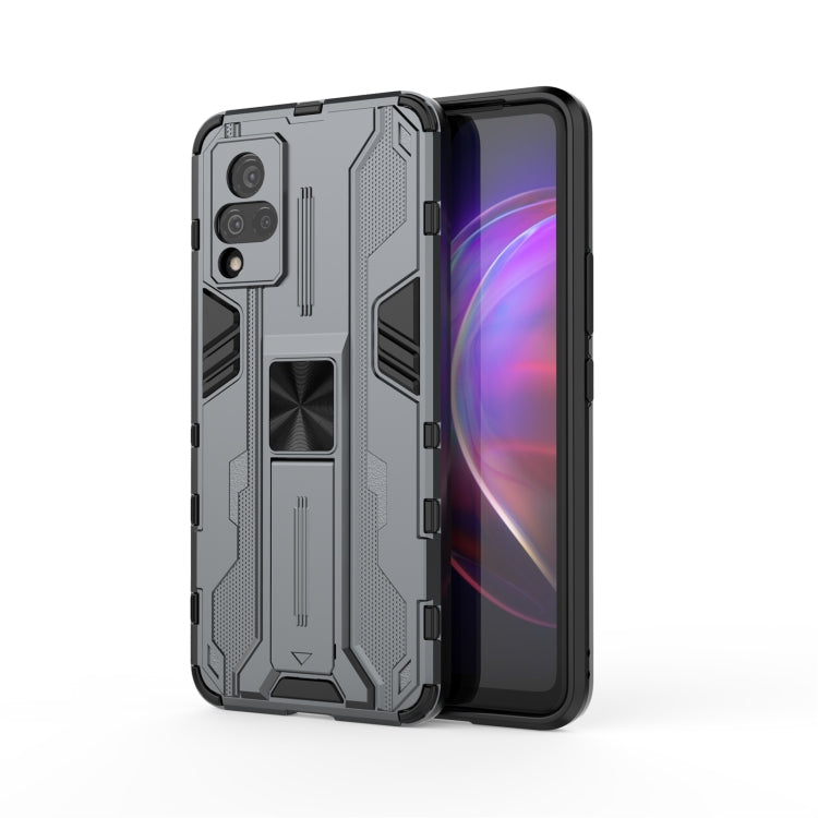 Supersonic PC + TPU Shock-proof Protective Case with Holder, For vivo V21, For Xiaomi Mi 10T 5G