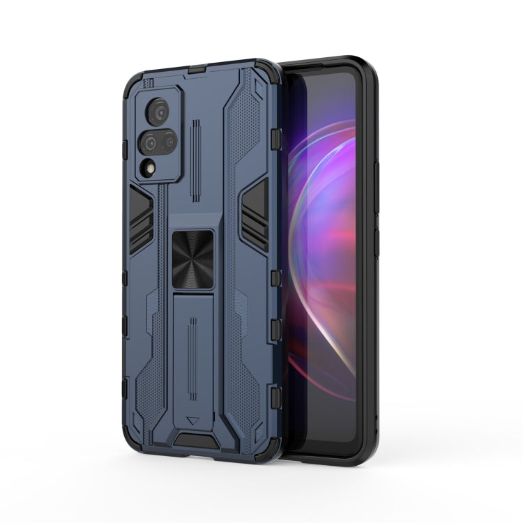 Supersonic PC + TPU Shock-proof Protective Case with Holder, For vivo V21, For Xiaomi Mi 10T 5G