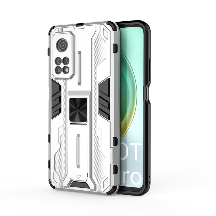 Supersonic PC + TPU Shock-proof Protective Case with Holder, For vivo V21, For Xiaomi Mi 10T 5G
