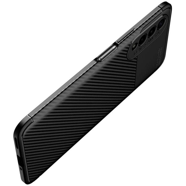 Carbon Fiber Texture Shockproof TPU Case, For Honor X20 SE, For OPPO Reno6 Pro+ 5G