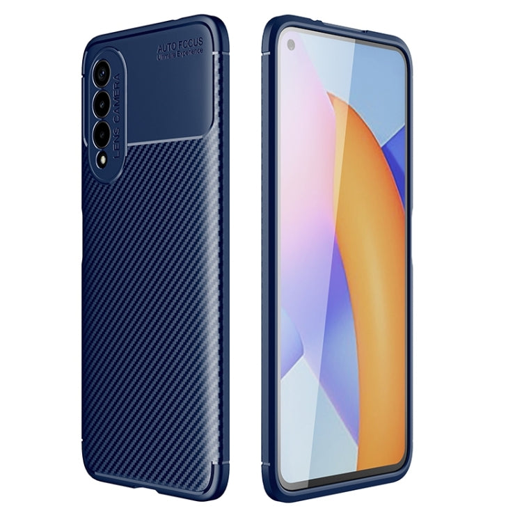 Carbon Fiber Texture Shockproof TPU Case, For Honor X20 SE, For OPPO Reno6 Pro+ 5G