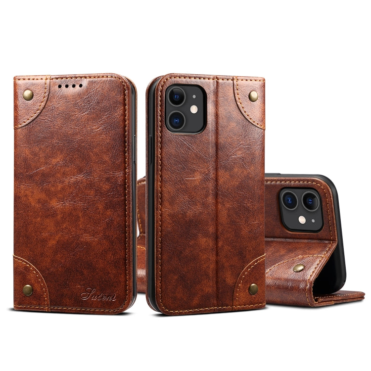 Baroque Simple Horizontal Flip Leather Case, with Holder & Card Slots & Wallet, For iPhone 11, For iPhone 11 Pro, For iPhone 11 Pro Max, For iPhone XS / X, For iPhone SE 2022 / SE 2020 / 8 / 7, For iPhone 8 Plus / 7 Plus, For iPhone XR, For iPhone XS Max