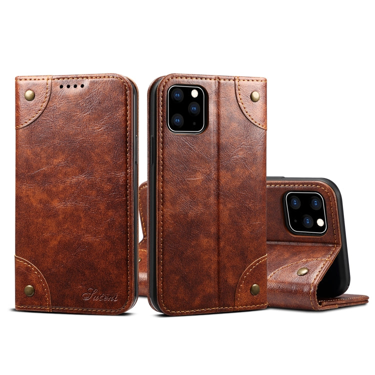 Baroque Simple Horizontal Flip Leather Case, with Holder & Card Slots & Wallet, For iPhone 11, For iPhone 11 Pro, For iPhone 11 Pro Max, For iPhone XS / X, For iPhone SE 2022 / SE 2020 / 8 / 7, For iPhone 8 Plus / 7 Plus, For iPhone XR, For iPhone XS Max