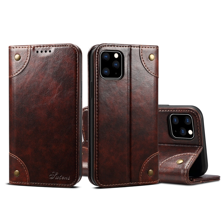 Baroque Simple Horizontal Flip Leather Case, with Holder & Card Slots & Wallet, For iPhone 11, For iPhone 11 Pro, For iPhone 11 Pro Max, For iPhone XS / X, For iPhone SE 2022 / SE 2020 / 8 / 7, For iPhone 8 Plus / 7 Plus, For iPhone XR, For iPhone XS Max