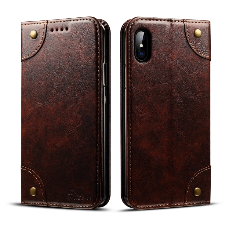 Baroque Simple Horizontal Flip Leather Case, with Holder & Card Slots & Wallet, For iPhone 11, For iPhone 11 Pro, For iPhone 11 Pro Max, For iPhone XS / X, For iPhone SE 2022 / SE 2020 / 8 / 7, For iPhone 8 Plus / 7 Plus, For iPhone XR, For iPhone XS Max
