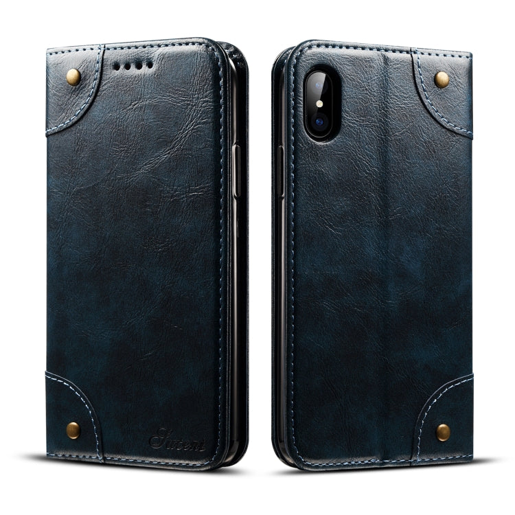 Baroque Simple Horizontal Flip Leather Case, with Holder & Card Slots & Wallet, For iPhone 11, For iPhone 11 Pro, For iPhone 11 Pro Max, For iPhone XS / X, For iPhone SE 2022 / SE 2020 / 8 / 7, For iPhone 8 Plus / 7 Plus, For iPhone XR, For iPhone XS Max