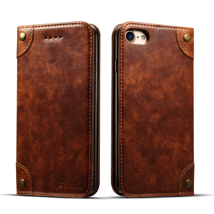 Baroque Simple Horizontal Flip Leather Case, with Holder & Card Slots & Wallet, For iPhone 11, For iPhone 11 Pro, For iPhone 11 Pro Max, For iPhone XS / X, For iPhone SE 2022 / SE 2020 / 8 / 7, For iPhone 8 Plus / 7 Plus, For iPhone XR, For iPhone XS Max