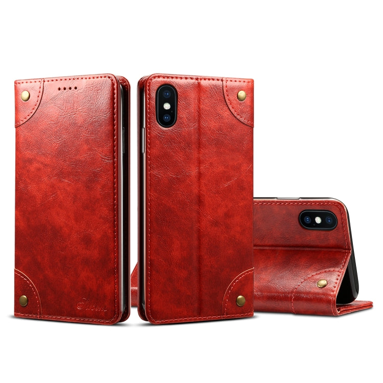 Baroque Simple Horizontal Flip Leather Case, with Holder & Card Slots & Wallet, For iPhone 11, For iPhone 11 Pro, For iPhone 11 Pro Max, For iPhone XS / X, For iPhone SE 2022 / SE 2020 / 8 / 7, For iPhone 8 Plus / 7 Plus, For iPhone XR, For iPhone XS Max