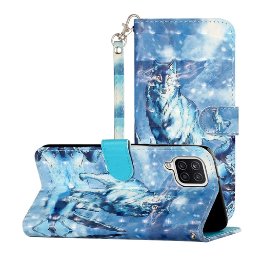 3D Pattern Horizontal Flip PU Leather Case with Holder & Card Slots & Wallet