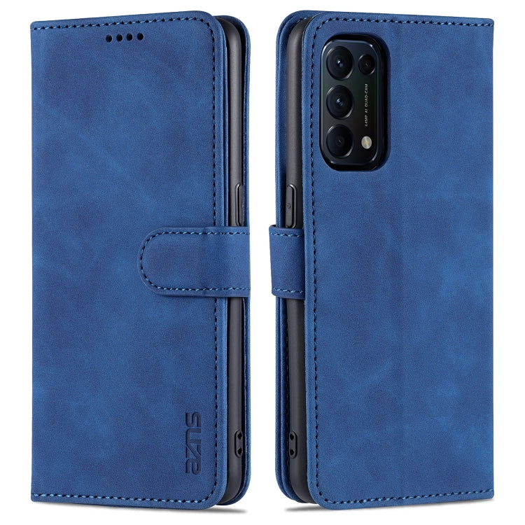 AZNS Skin Feel Calf Texture Horizontal Flip Leather Case with Card Slots & Holder & Wallet, For OPPO A72 5G / A52 5G, For OPPO A94 5G / A95 5G / Reno5Z 5G / F19 Pro+, For OPPO Reno5 / Reno5 K
