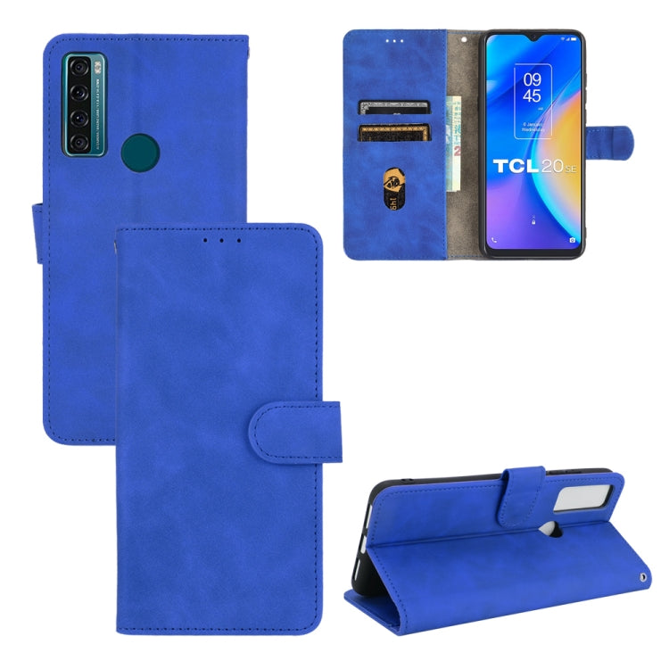 Solid Color Skin Feel Magnetic Buckle Horizontal Flip Calf Texture PU Leather Case with Holder & Card Slots & Wallet, For TCL 20 SE, For vivo V21, For vivo Y72 5G / iQOO Z3 5G, For Motorola Moto G60 / G40 Fusion