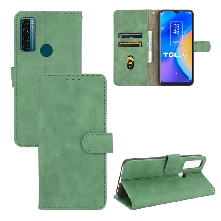 Solid Color Skin Feel Magnetic Buckle Horizontal Flip Calf Texture PU Leather Case with Holder & Card Slots & Wallet, For TCL 20 SE, For vivo V21, For vivo Y72 5G / iQOO Z3 5G, For Motorola Moto G60 / G40 Fusion