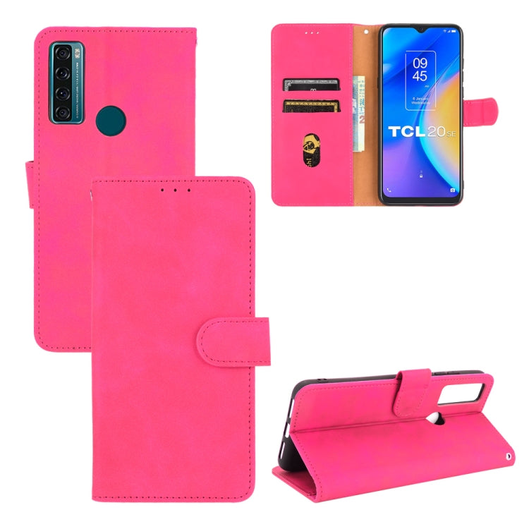 Solid Color Skin Feel Magnetic Buckle Horizontal Flip Calf Texture PU Leather Case with Holder & Card Slots & Wallet, For TCL 20 SE, For vivo V21, For vivo Y72 5G / iQOO Z3 5G, For Motorola Moto G60 / G40 Fusion
