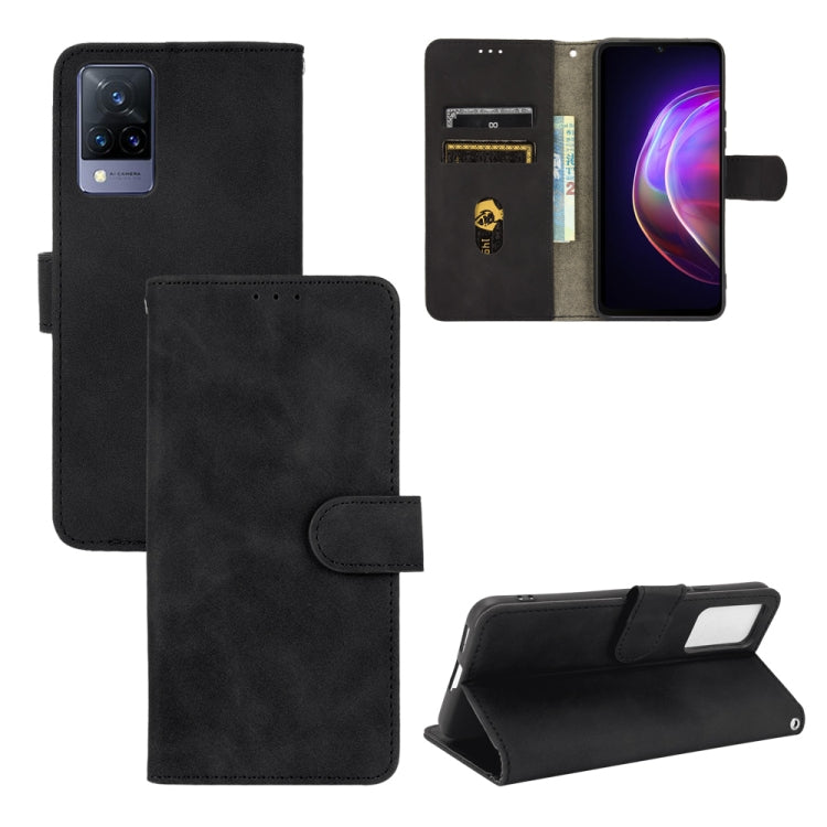 Solid Color Skin Feel Magnetic Buckle Horizontal Flip Calf Texture PU Leather Case with Holder & Card Slots & Wallet, For TCL 20 SE, For vivo V21, For vivo Y72 5G / iQOO Z3 5G, For Motorola Moto G60 / G40 Fusion