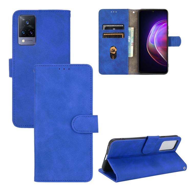 Solid Color Skin Feel Magnetic Buckle Horizontal Flip Calf Texture PU Leather Case with Holder & Card Slots & Wallet, For TCL 20 SE, For vivo V21, For vivo Y72 5G / iQOO Z3 5G, For Motorola Moto G60 / G40 Fusion
