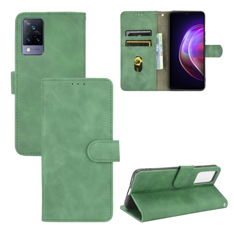 Solid Color Skin Feel Magnetic Buckle Horizontal Flip Calf Texture PU Leather Case with Holder & Card Slots & Wallet, For TCL 20 SE, For vivo V21, For vivo Y72 5G / iQOO Z3 5G, For Motorola Moto G60 / G40 Fusion