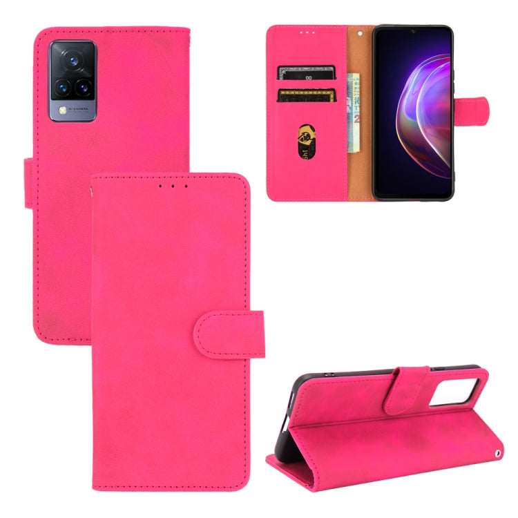 Solid Color Skin Feel Magnetic Buckle Horizontal Flip Calf Texture PU Leather Case with Holder & Card Slots & Wallet, For TCL 20 SE, For vivo V21, For vivo Y72 5G / iQOO Z3 5G, For Motorola Moto G60 / G40 Fusion