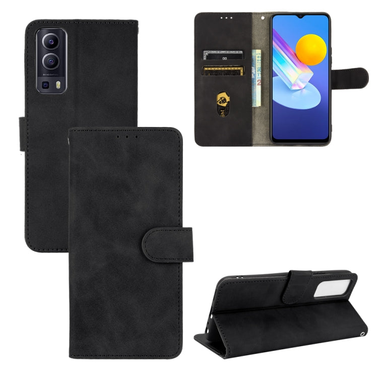 Solid Color Skin Feel Magnetic Buckle Horizontal Flip Calf Texture PU Leather Case with Holder & Card Slots & Wallet, For TCL 20 SE, For vivo V21, For vivo Y72 5G / iQOO Z3 5G, For Motorola Moto G60 / G40 Fusion