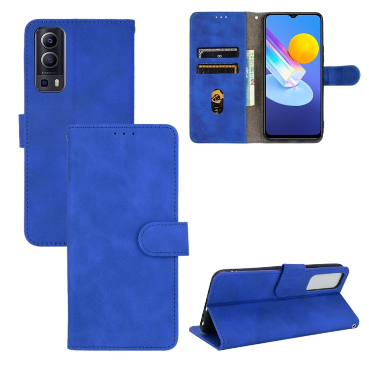 Solid Color Skin Feel Magnetic Buckle Horizontal Flip Calf Texture PU Leather Case with Holder & Card Slots & Wallet, For TCL 20 SE, For vivo V21, For vivo Y72 5G / iQOO Z3 5G, For Motorola Moto G60 / G40 Fusion