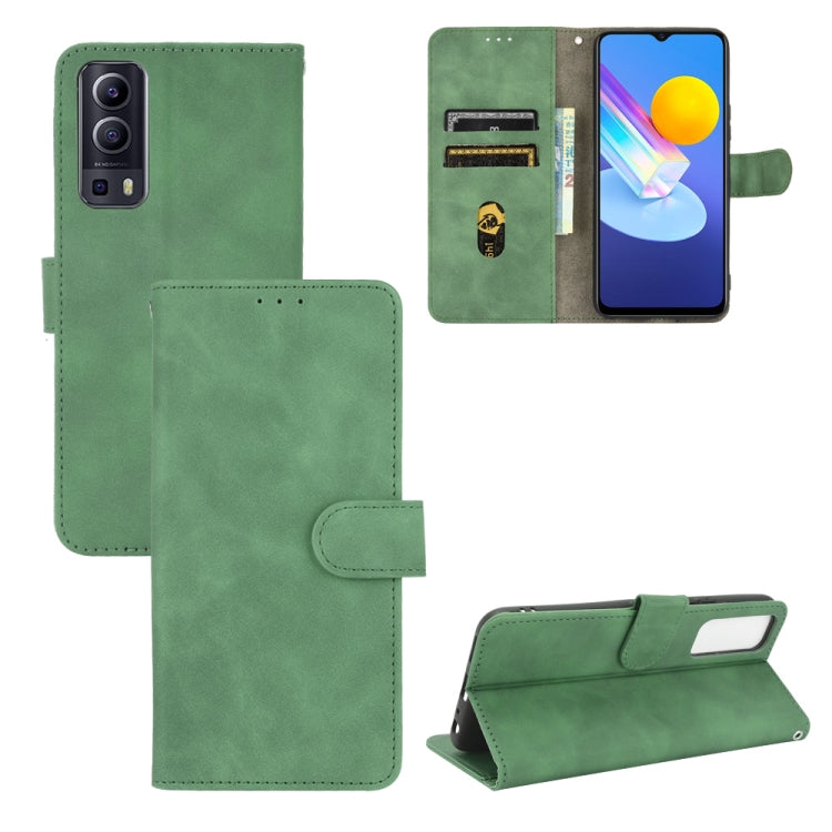 Solid Color Skin Feel Magnetic Buckle Horizontal Flip Calf Texture PU Leather Case with Holder & Card Slots & Wallet, For TCL 20 SE, For vivo V21, For vivo Y72 5G / iQOO Z3 5G, For Motorola Moto G60 / G40 Fusion