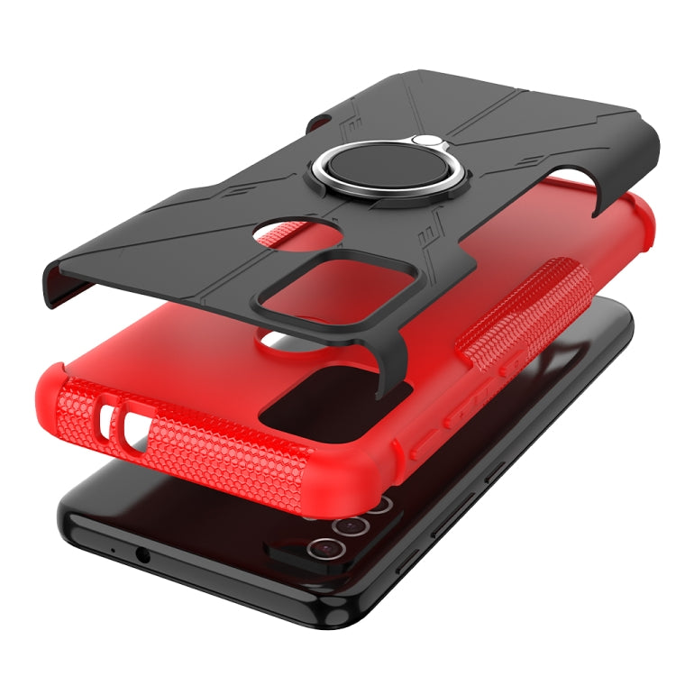 Armor Bear Shockproof PC + TPU Protective Case with Ring Holder, For Motorola  Moto G30