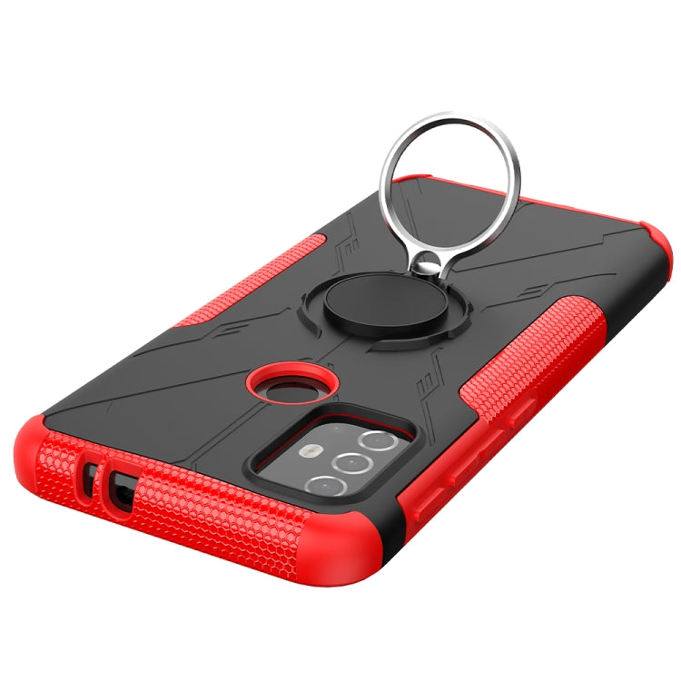 Armor Bear Shockproof PC + TPU Protective Case with Ring Holder, For Motorola  Moto G30