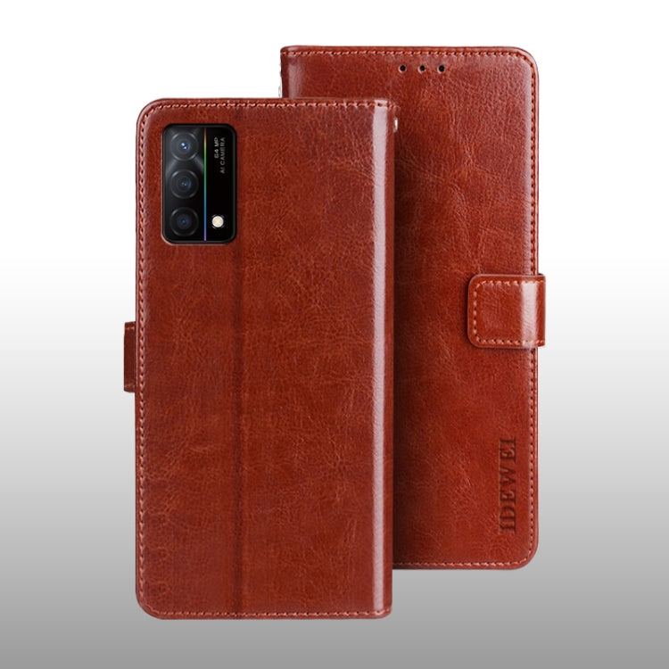 idewei Crazy Horse Texture Horizontal Flip Leather Case with Holder & Card Slots & Wallet, For OPPO K9 5G, For OPPO Realme Narzo 30A, For OPPO Reno5 A Japanese Version, For OPPO Reno 6 Pro, For OPPO Reno 6 Pro 5G����������������������������������������...