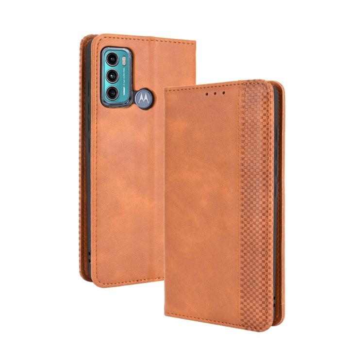 Magnetic Buckle Retro Crazy Horse Texture Horizontal Flip Leather Case with Holder & Card Slots & Photo Frame, For Motorola Moto G60 / Moto G40 Fusion, For OPPO Realme C11 2021 / Realme C20 / Realme C20a, For OPPO Reno5 A, For TCL 20 5G / 20S / 20L / 2...