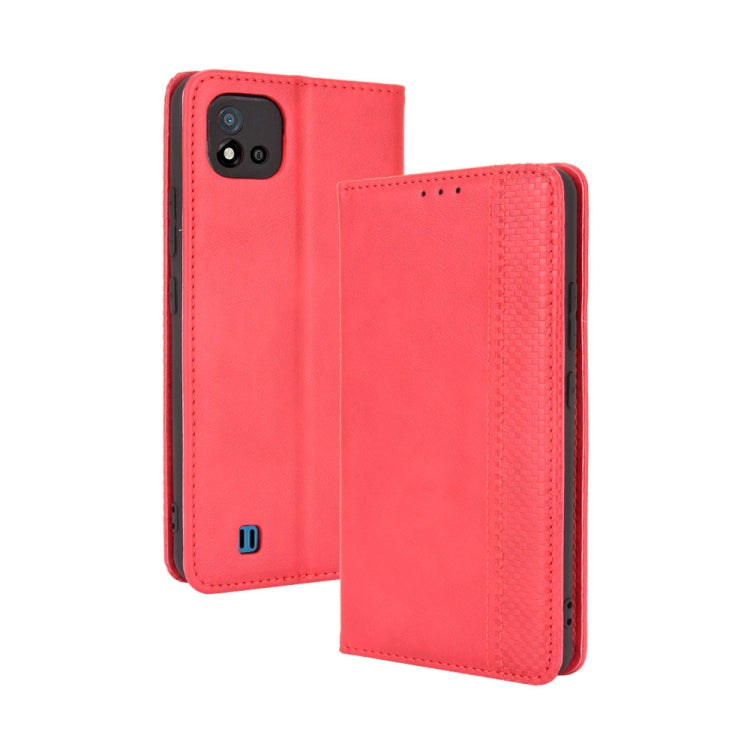 Magnetic Buckle Retro Crazy Horse Texture Horizontal Flip Leather Case with Holder & Card Slots & Photo Frame, For Motorola Moto G60 / Moto G40 Fusion, For OPPO Realme C11 2021 / Realme C20 / Realme C20a, For OPPO Reno5 A, For TCL 20 5G / 20S / 20L / 2...